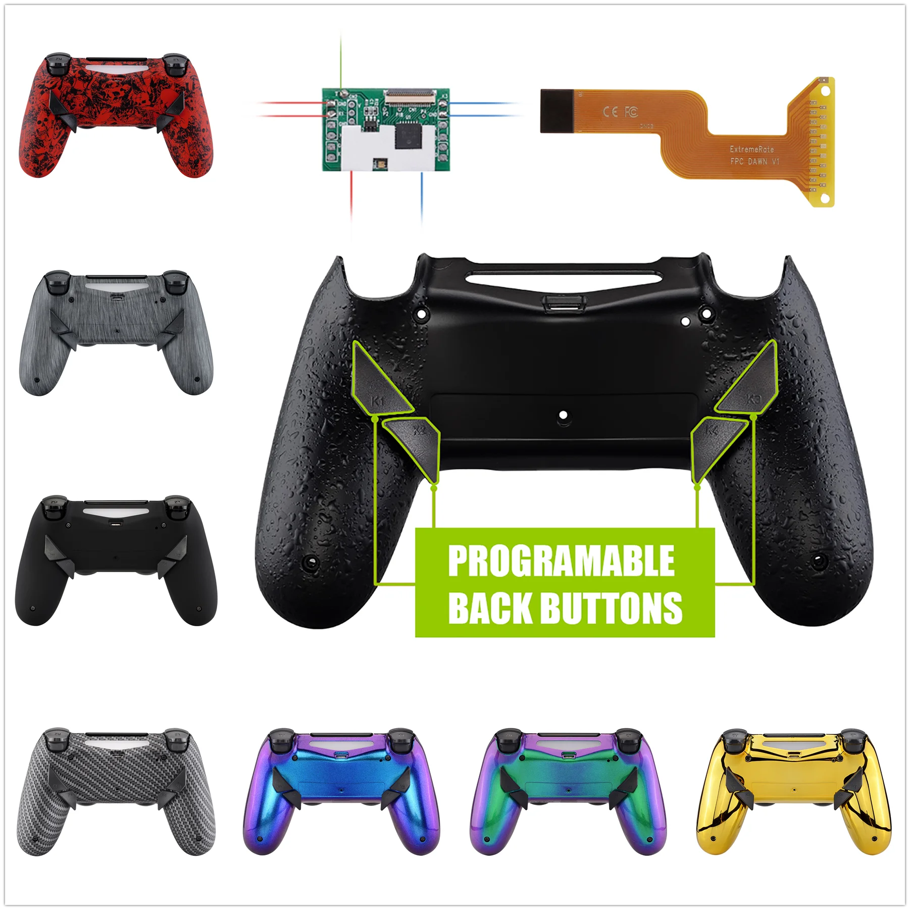 PS4コントローラーextremerateカスタム Amazon.co.jp: eXtremeRate ps4コントローラーSlim Pro JDM-040