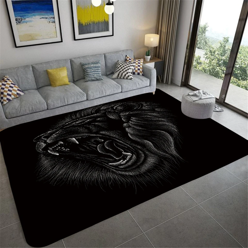 Home Decor 3D Cat/Tiger/Skull Carpet Living Room Bedroom Home Fashion Floor Mat Area Rug Kichen Mat Tapis De Chambre Alfombra