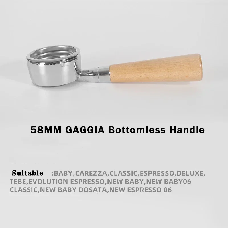 Porte-filtre de rechange pour machine à Expresso GAGGIA 58 mm - 1 bec