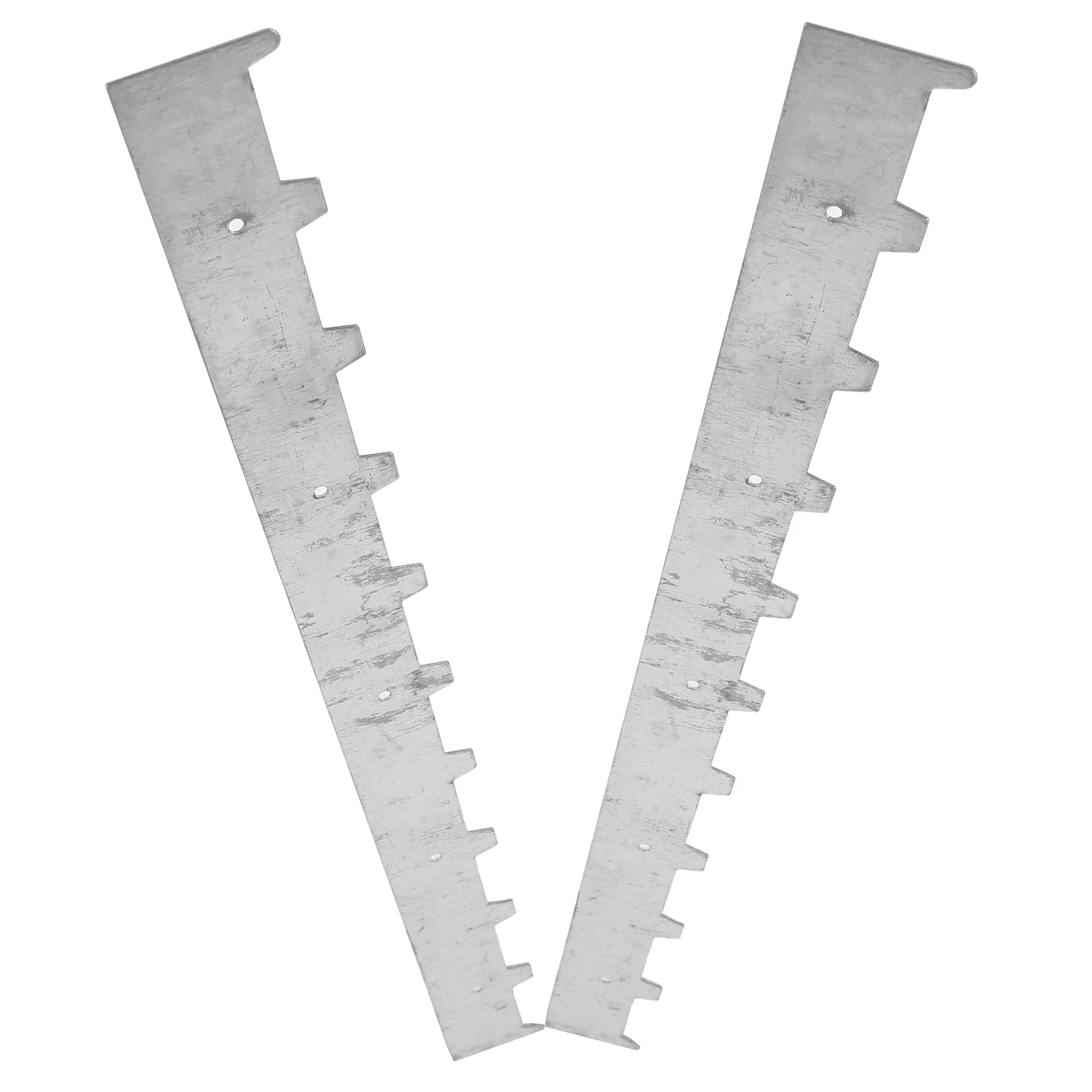 2 Pcs Nest Frame Card Strip Tool Galvanized Iron Spacer for Beehive Honeycomb Strips