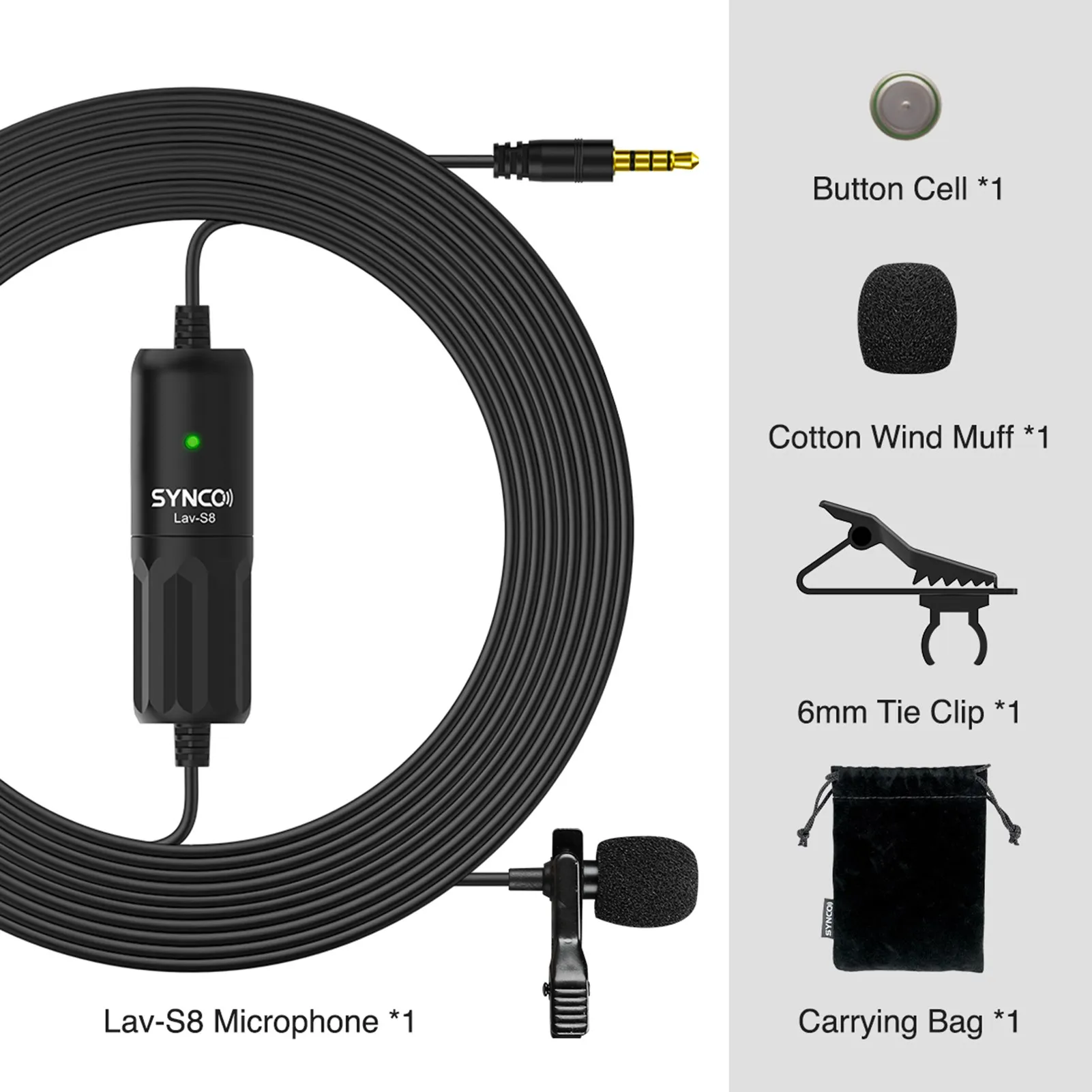 best usb microphone SYNCO LAV-S8 Lapel Microphone Professional 3.5mm TRRS/TRS Wired Audio Lavalier Condensador Microfone Mic VS BOYA BY-M1 Top Gift mics