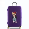 Travel Luggage Cover for 18-32 Inch Trolley Case Suitcase Case Elastic Dust Cover Bear Printing Series Traveling Accessories 6