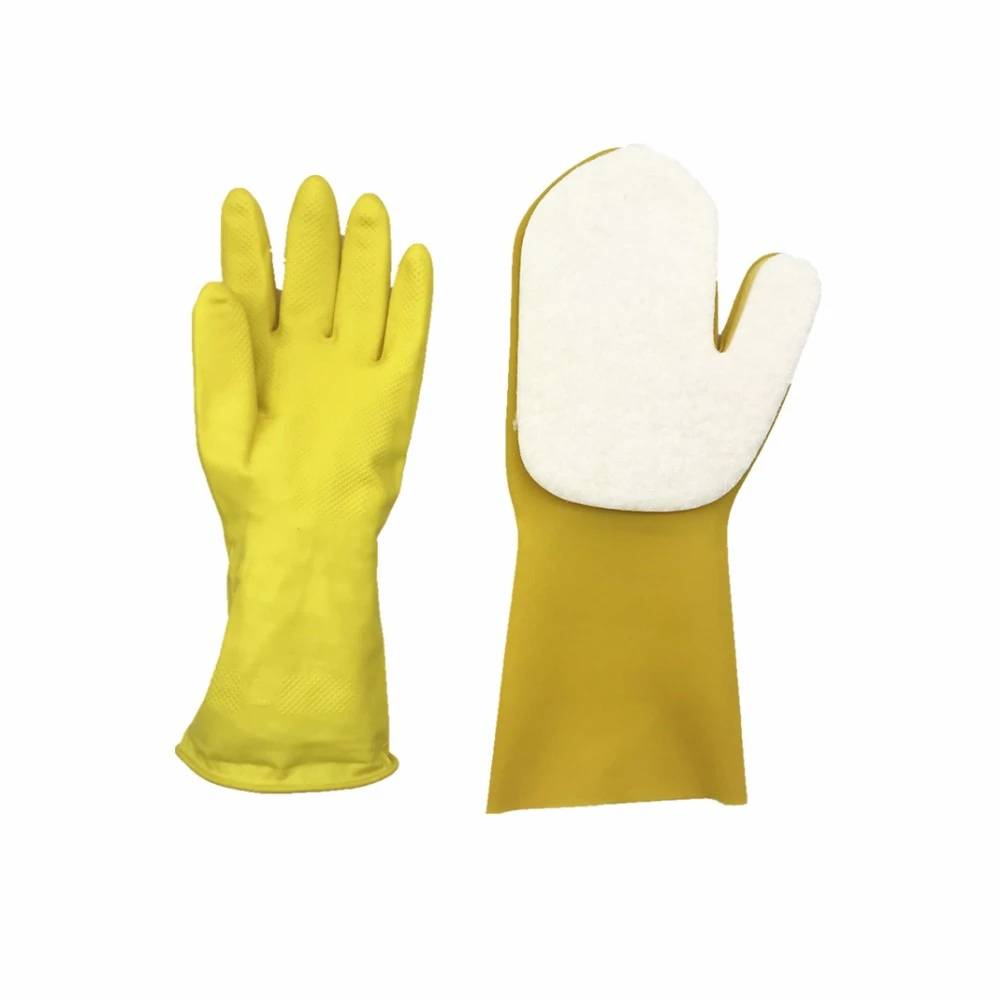 Magic Rubber Silicone Dish Washing Gloves Kitchen Sponge for washing Household Latex