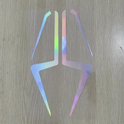 Stripe Motorcycle Front Fairing Stickers - Waterproof Decorative Vinyl Decals for Motorbike Accessories (Reflective laser)