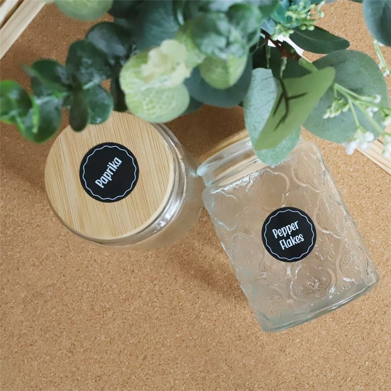 Food Pantry Sticker Removable Waterproof Food Containers Sticker Practical Kitchen Fridge Labels