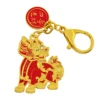 Feng Shui Red Big Auspicious Pi Yao Pixiu Keychain Fortune Luck Amulet Key Chain 4