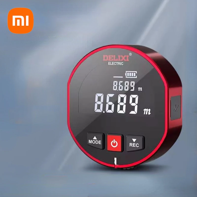 

Дальномер лазерный Xiaomi DELIXI, высокоточный измеритель расстояния в плоской изогнутой дуге