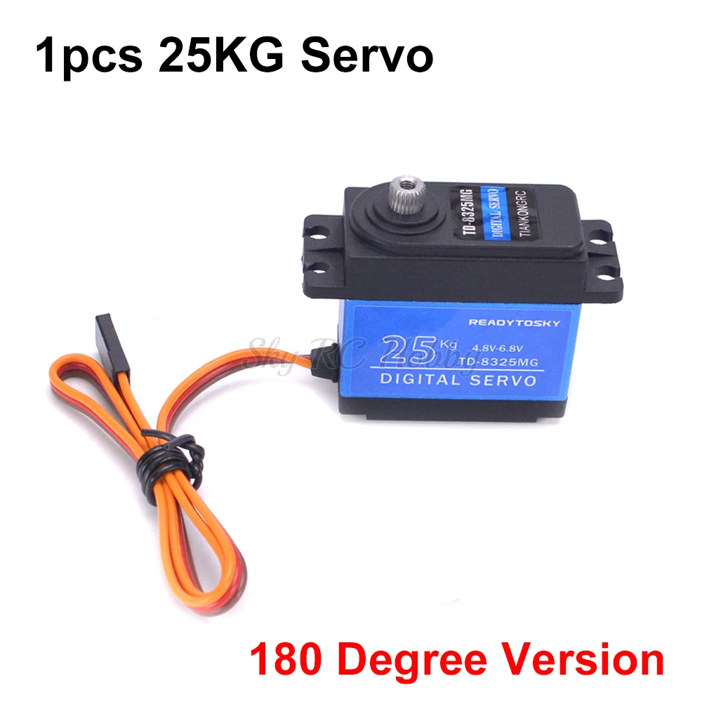 Heavy-Duty Waterproof Digital Servo with Metal Gears and 25T Arm