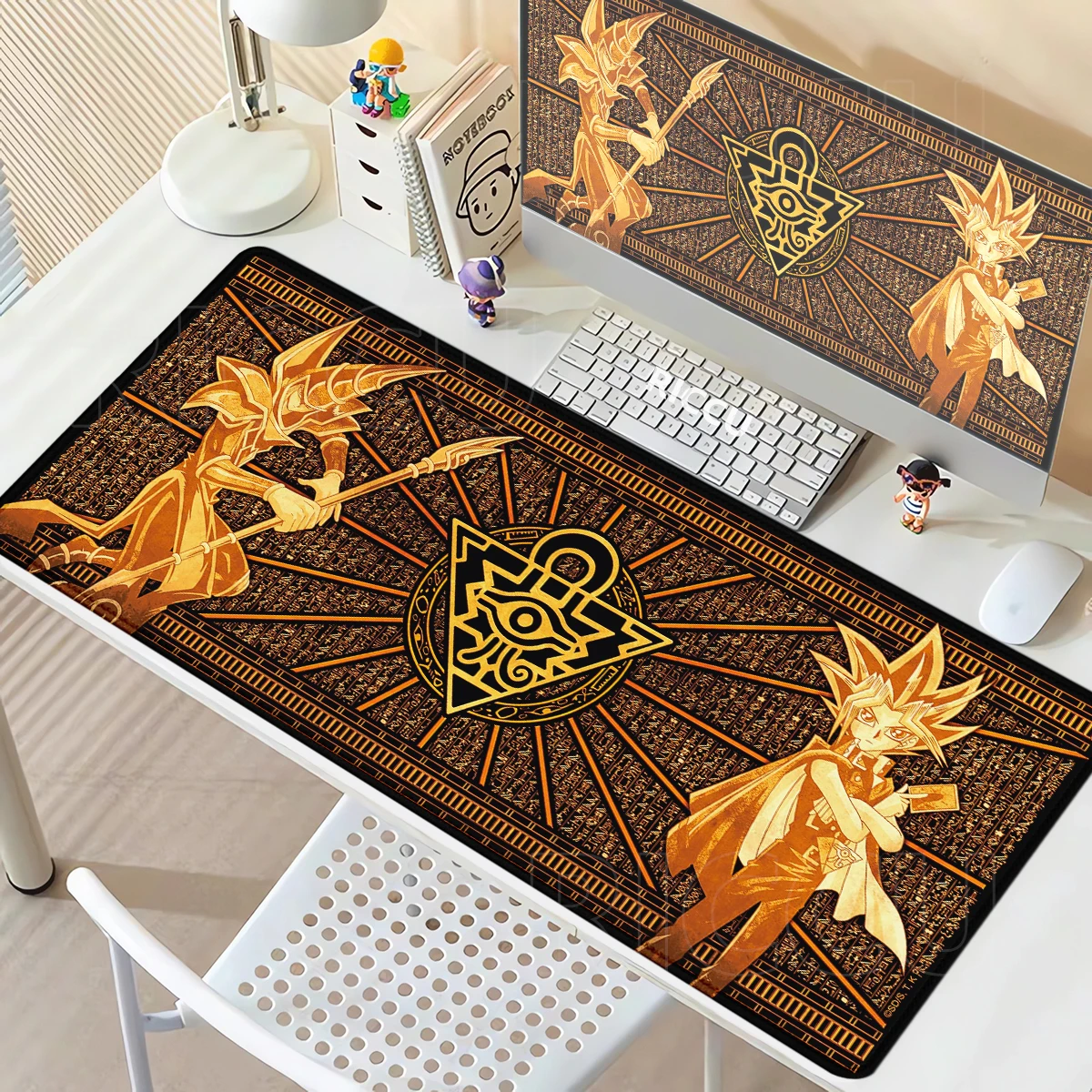 YuGiOh Large XXL Gaming Mousepad - Non-Slip Extended Desk Mat and Office Playmat