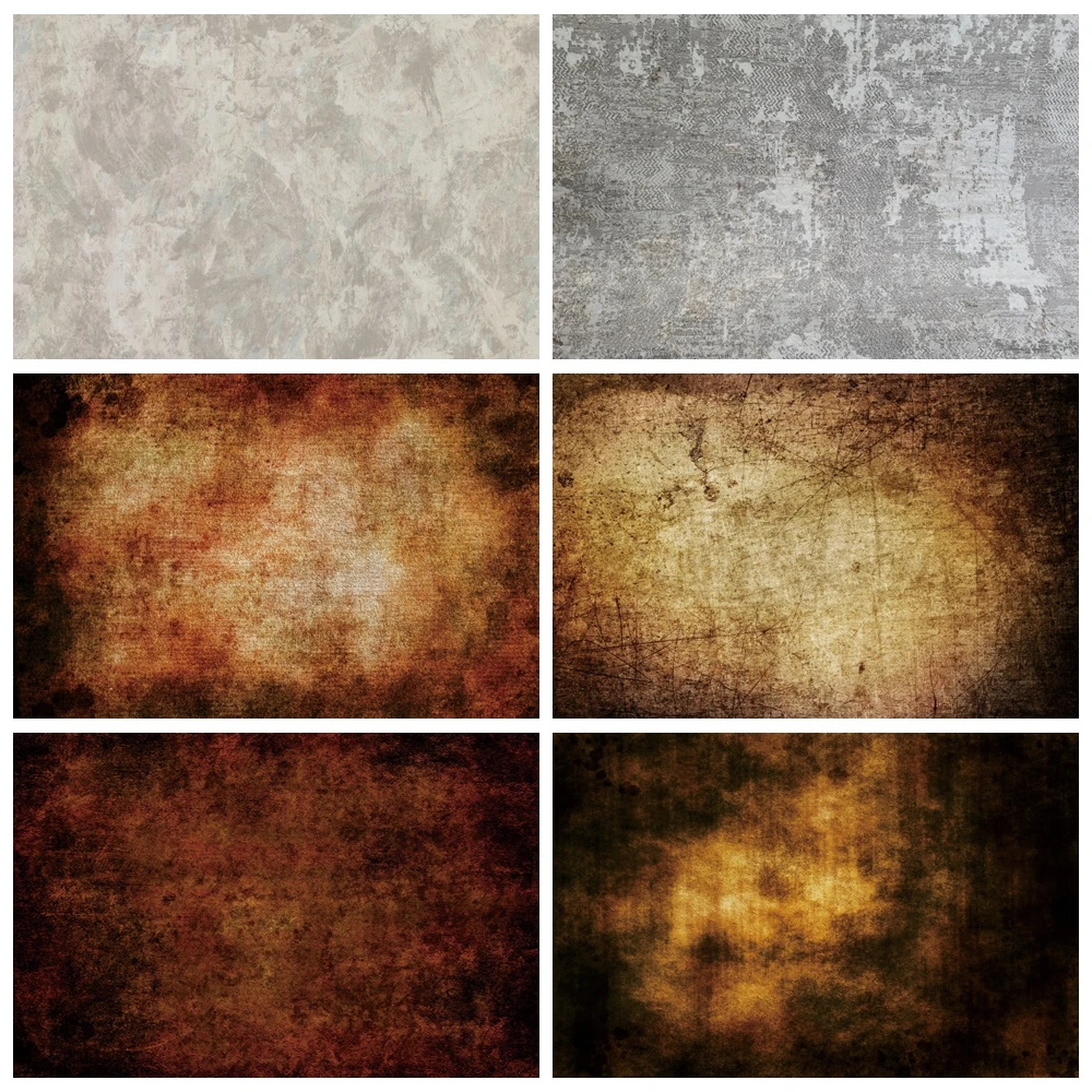 

Vintage Black Brown Gradient Backdrop for Photography Abstract Texture Kid Pet Adult Portrait Photocall Photographic Background