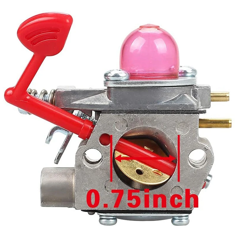 New WT-875 Carburetor for Craftsman 358794650 25Cc 210Mph / 450 358794600 25Cc 200 Mph / 430 Cfm Gas Blower Poulan