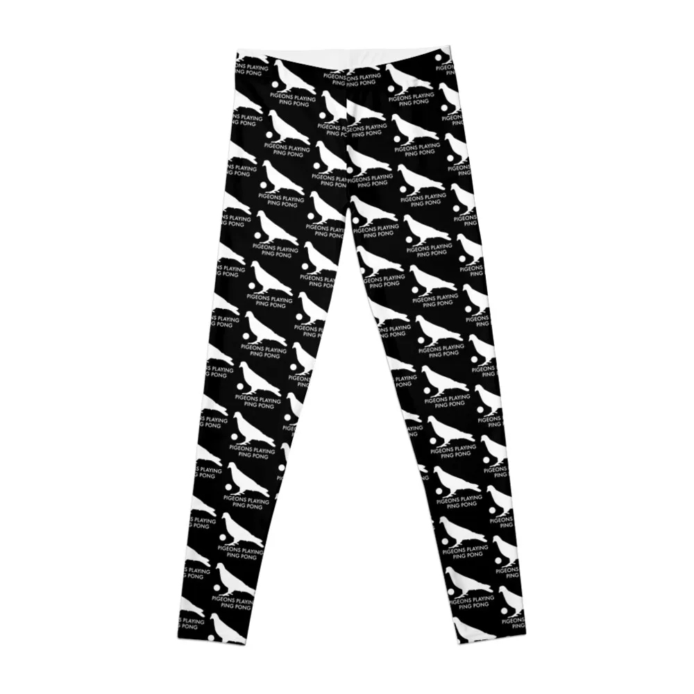 

Best Design Pigeons Playing Ping Pong Tomblo Music Leggings for physical Training pants Womens Leggings