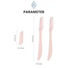 2Pcs Eyebrow and Facial Razor for Women Dermaplaning Tool for Face with 4 Replacement Head，Professional Style Skincare Tool。 3