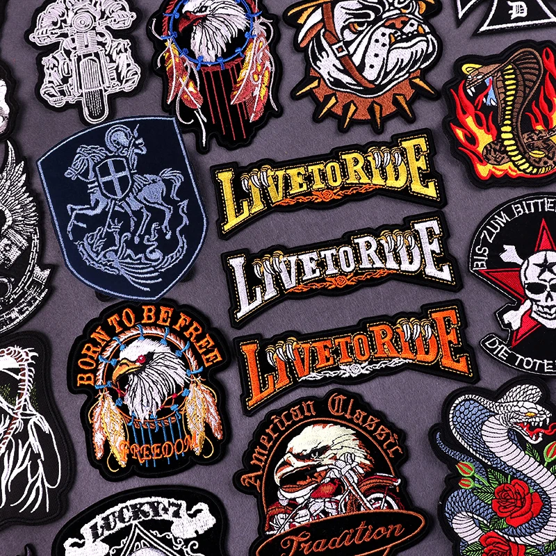 Dropship DIY Horror Badges On Backpack Punk Iron On Embroidered Patch to  Sell Online at a Lower Price