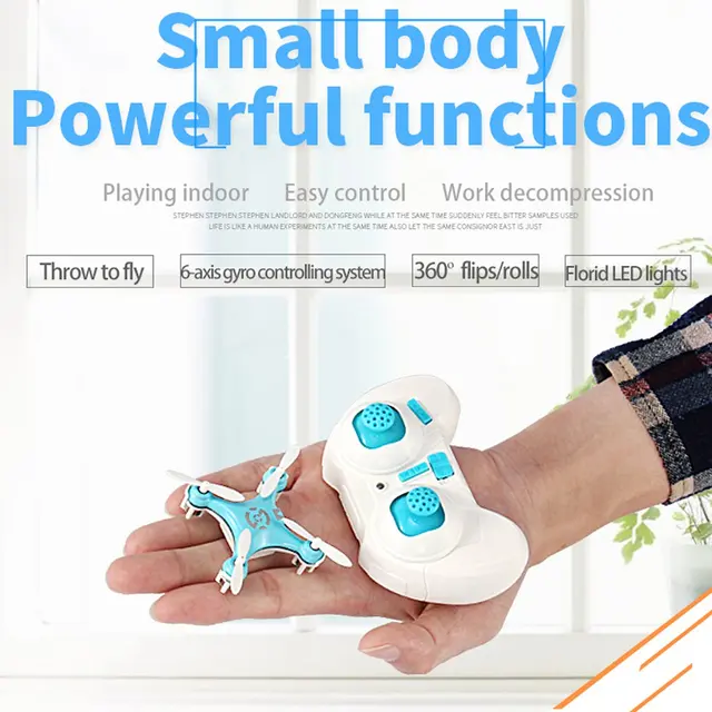 CX-10 Mini  Rc Drone 2.4g 4CH RC Remote Control Quadcopter Helicopter Drone CX 10 LED Toys Gift For Children Toys Christmas Gift 4