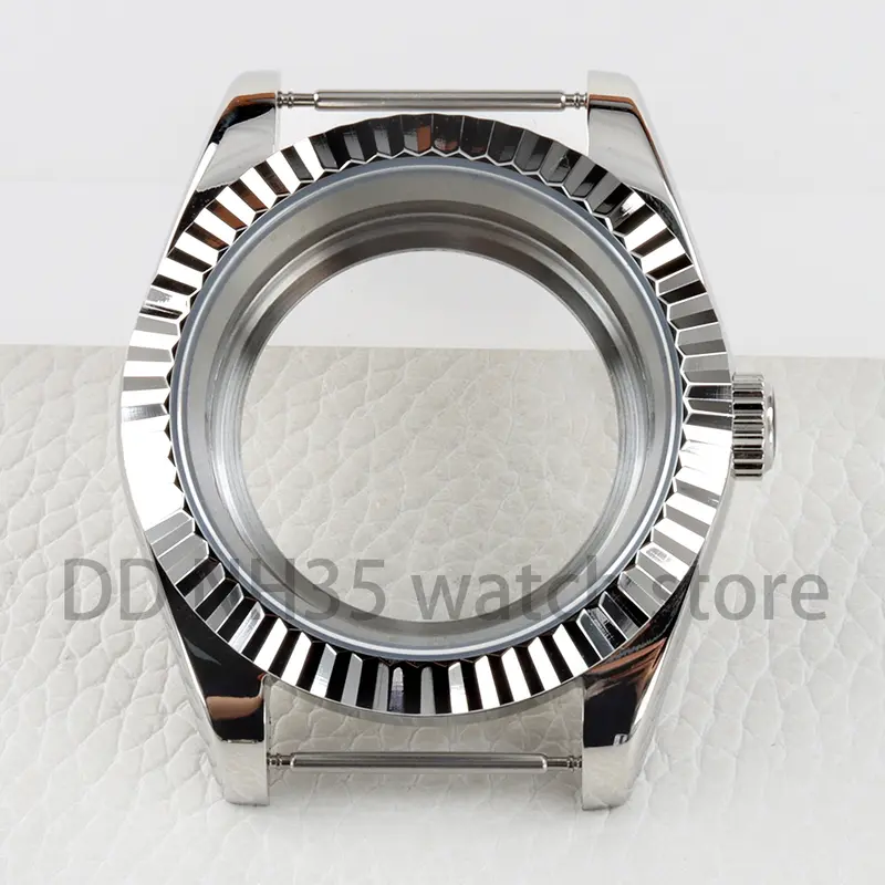 36mm/39mm NH35 Watch Case Sapphire Glass 20mm Solid 316L Stainless Steel Bracelet for Datejust NH35 NH36 Movement 28.5mm Dial - Image 34