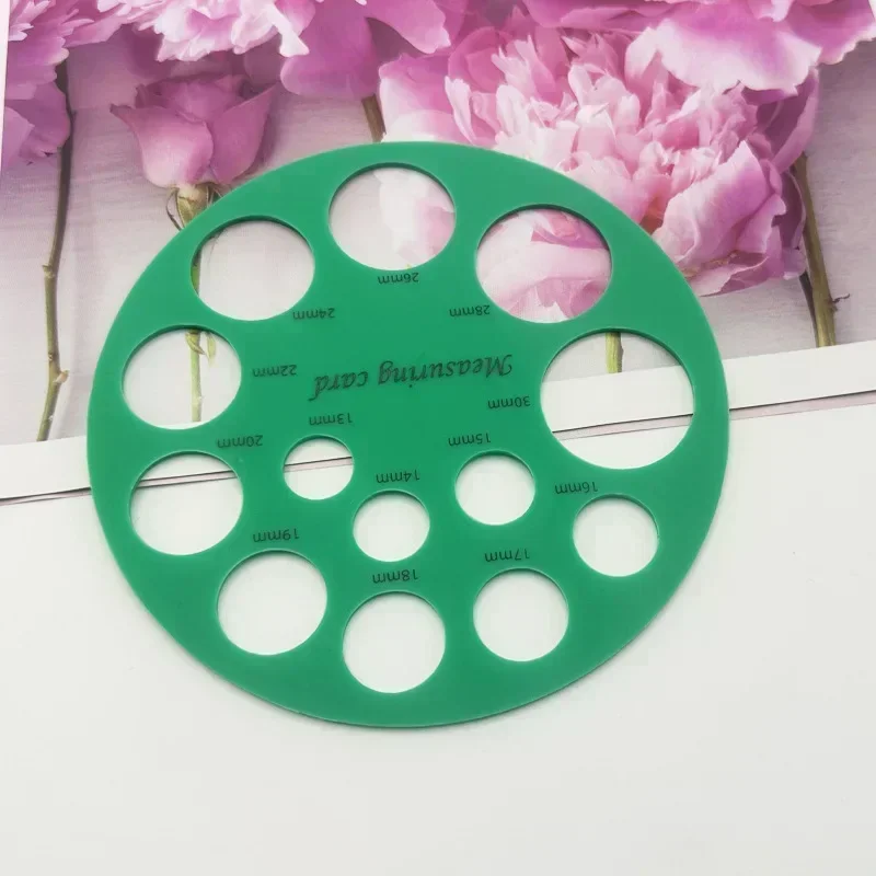 Silicone Nipple Measuring Card Non-stick Breast Pump Flange Circle Ruler Sizing Tool Efficient Breast Feeding Supply Accessories 6