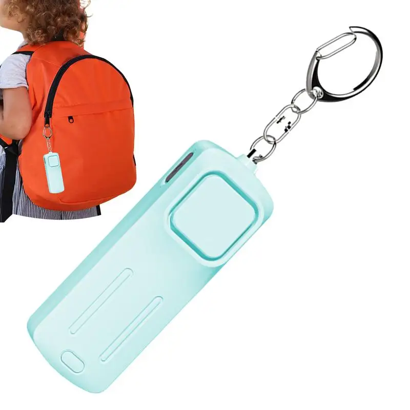 여성용 방수 개인 알람, 안전 알람, 휴대용 키체인, USB 충전식