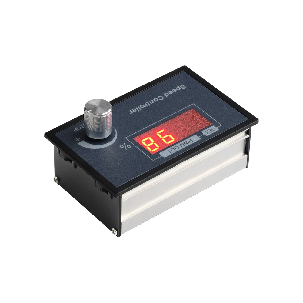 DC6-60V PWM Motor Speed Controller With Encoder Frequency Adjustment Knob Control For DC Motor Regulation