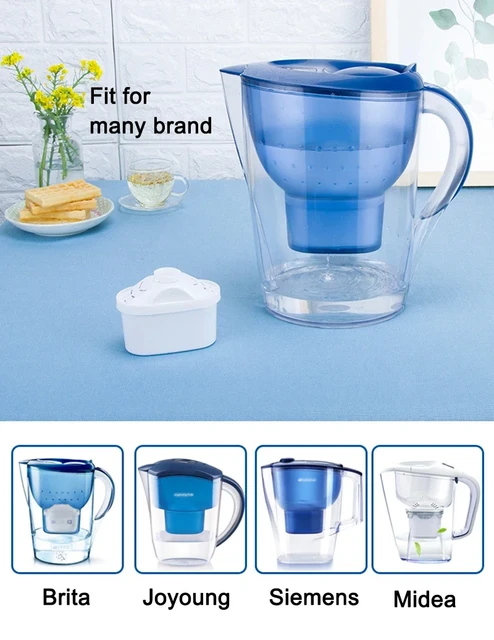 Brita Jarra de filtro de agua de todo el día blanco grande 10 taza