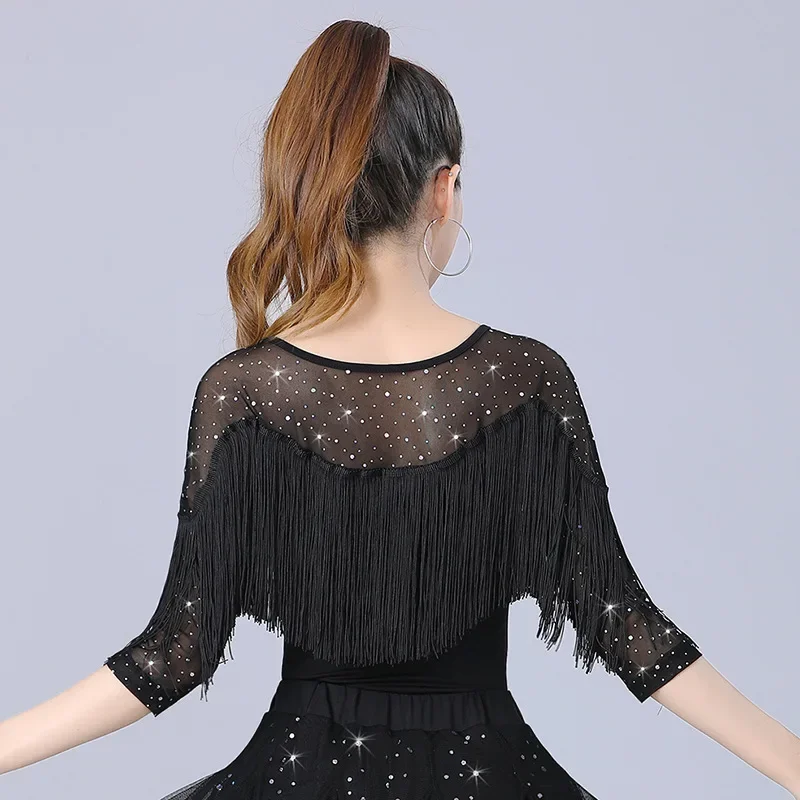 Modern Dance Top Women New Exercise Clothing Square Dance Clothes Fashionable Ballroom Clothes National Standard