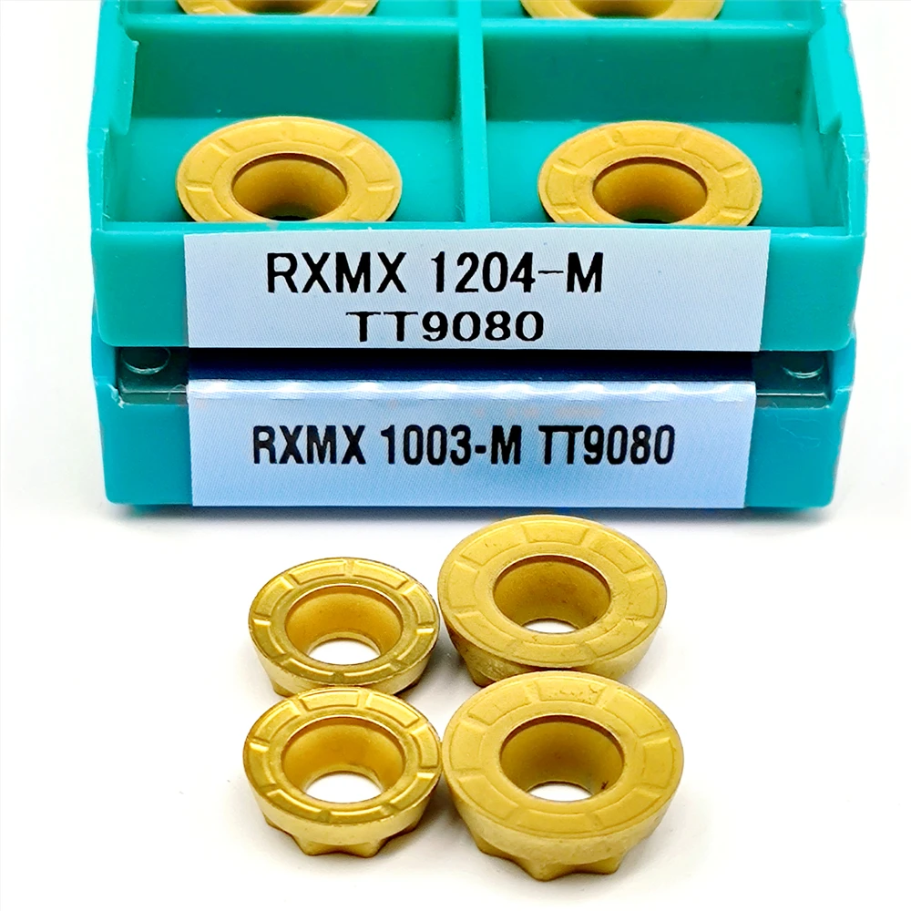 

Carbide Insert Tool RXMX1003 RXMX1204-M- TT9080 High Quality Processing Metal Turning Tool 10PCS RXMX 1003 Hard Alloy Blade
