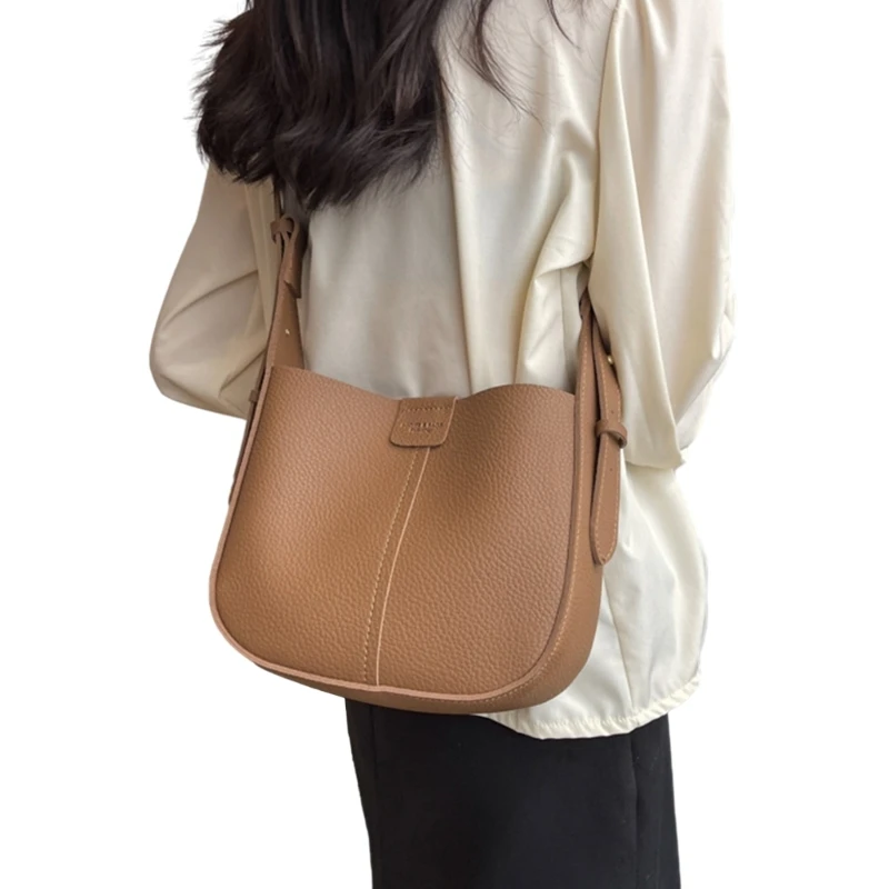 2024 New Bucket Bag with Small Purse Large Capacity Solid Color Crossbody Bag for Women