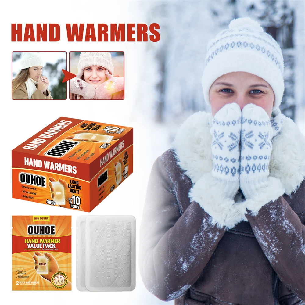 

Hand Warmer Long-lasting Heat Self-heating Disposable Hand Warmer Keep Warm From The Cold Safe And Reliable Heating Warm Baby