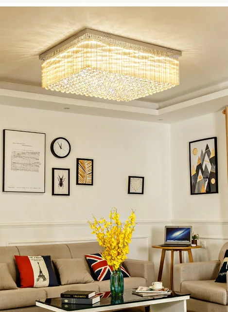 モダンな LED クリスタル シャンデリア エレガントなクリスタル