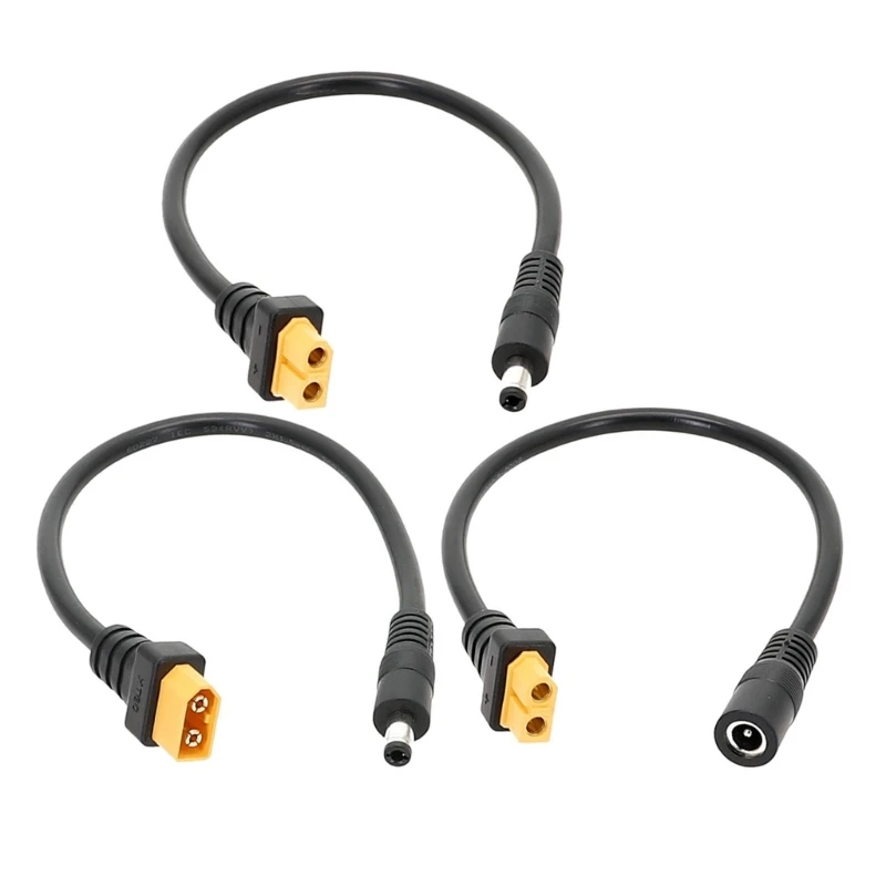 

XT60/T Plug Connector к DC5,5mmx2,5mm DC5525 Кабель адаптера питания Шнур для TS100 TS101 Pine Электрическая пайка