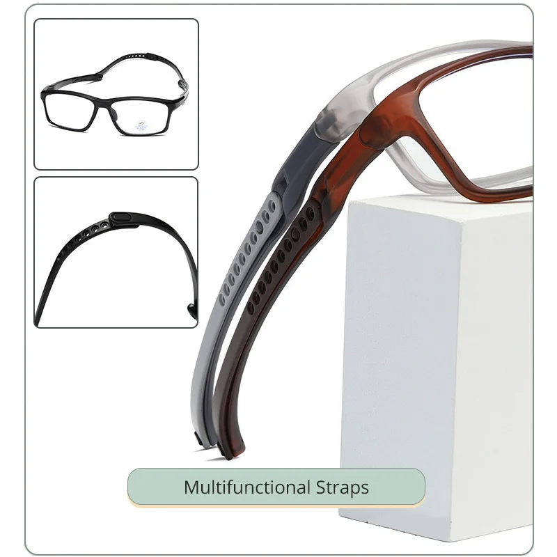 TR90 Sports Glasses Frame Men 0 Diopters Blue Light Blocking Radiation Protection Spectacles Women Anti-slip Eyewear eyeglasses frames eyeglass frames