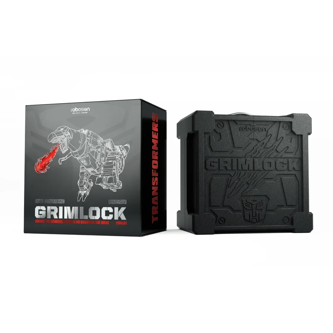 Original Robosen Transformers Flagship Grimlock Voice controlled Robot Auto-Converting Collectible Action Figure Kids Toys Gifts