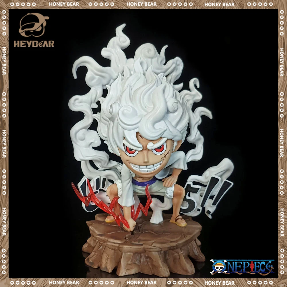Figurine One Piece Luffy Gear 5 SD - 16 Cm - Power Up 2023, Neuve Sous Blister