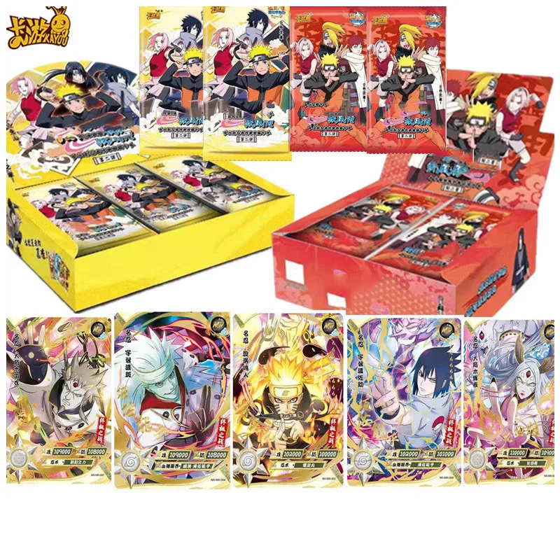 Narutoes Cards Paper Games Children Anime Peripheral Character Collection Kid's Gift Playing Card Toy | Игрушки и хобби