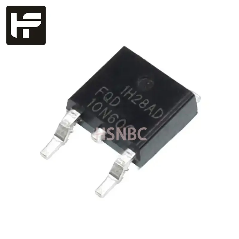 

10Pcs/Lot FQD10N60C FQD10N60 10N60C TO-252 600V 10A MOS Field-effect Transistor 100% Brand New Original Stock