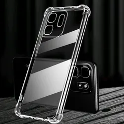Enhanced Shockproof Clear Silicone Phone Case with Airbag Bumper Protection for Infinix Hot50 5G (FSKS)