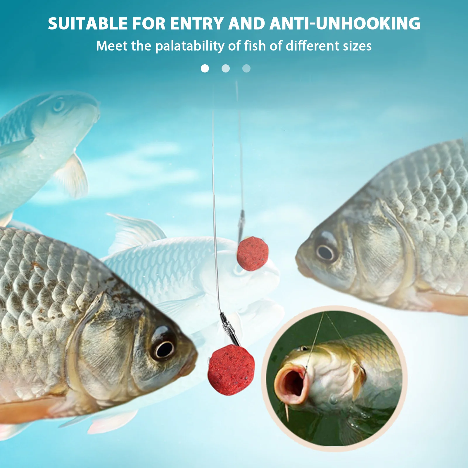 1/2/3pc Fish Attractant Fishing Groundbait Universal Concentrated Fish Bait Fishing Food Bait Aquatic Feed for Bass Carp Fishing