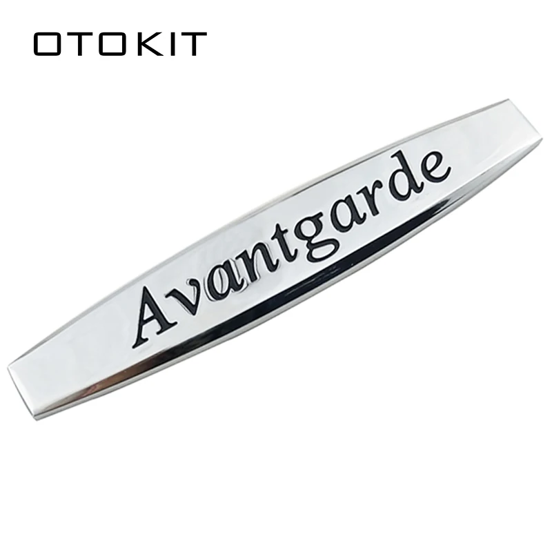 Metallo Avantgarde Auto Parafango Laterale Emblema Distintivo Decalcomania Paraurti Posteriore Baule Sticker Per Mercedes-Benz Mercedes Benz Car Styli