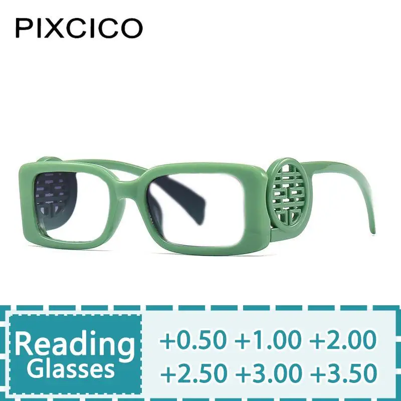 R56489 neue chinesische Stil Damen Lesebrille 200 300 personal isierte Bein Box Presbyopie Brille Brille