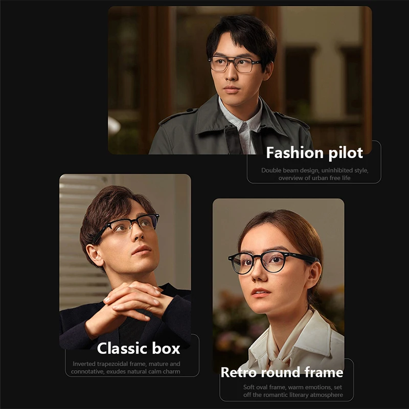 Lunettes Connectées Huawei SOUTHSIDE 01 – Noires – HD Stéréo Appels Musique
