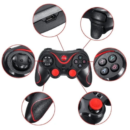 무선 블루투스 게임 컨트롤러, PC 휴대 전화 TV 박스 컴퓨터 조이스틱 태블릿 PC, TV 게임 패드 조이패드 컨트롤러 6