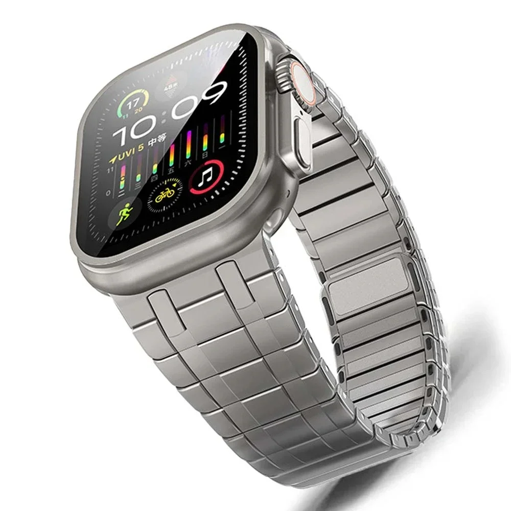 Sleek Magnetic Stainless Steel Watch Band - Premium Metal Strap
