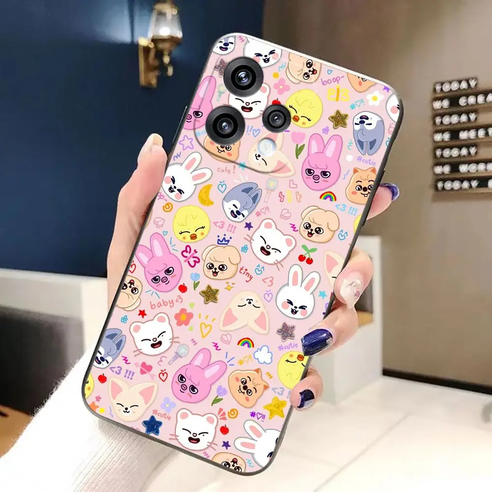 Stylish K-pop Inspired Phone Case with S-Stray K-Kids Design