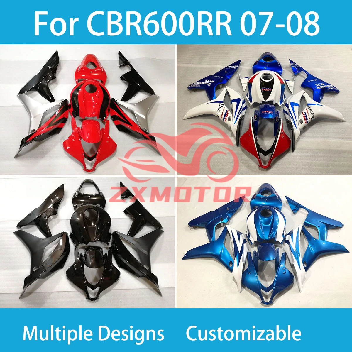 

Для Honda CBR600RR 07 08 лучший уникальный комплект обтекателей CBR 600RR 2007 2008 Обтекатели для мотоциклов комплект обтекателей кузова