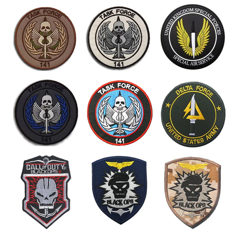 Sas Patches Patch | Embroidery Patch | Black Ops Patch | Tactical Badge |  Command Badge - 3D - Aliexpress