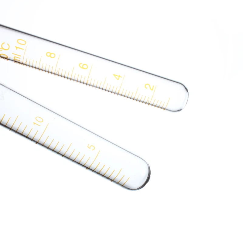 Glass Centrifuge Tube 5ml 10ml 15ml 20ml 25ml 50ml with Graduated round bottom Tubes Glass Test Tube With Screw Cap