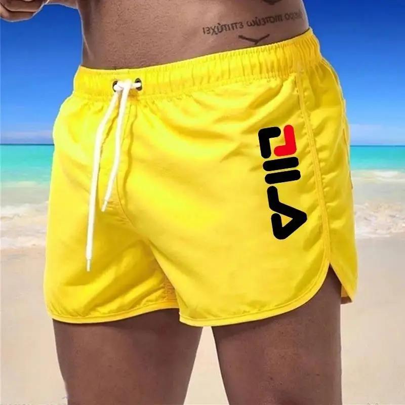 Nuovi Costumi da Bagno Estivi da Uomo, Pantaloncini Traspiranti per Surf, Fitness, Allenamento, Casual, Stampati, da Spiaggia - immagine 5