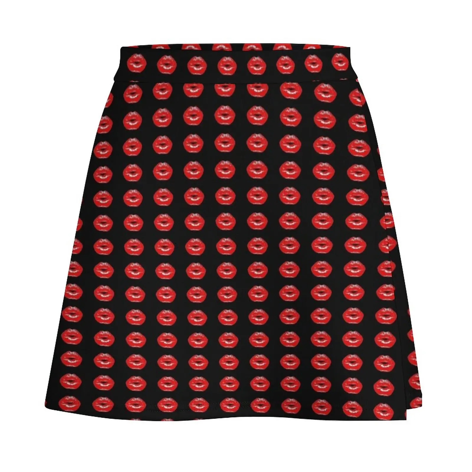 Red Lips Mini Skirt mini skirt Female skirt