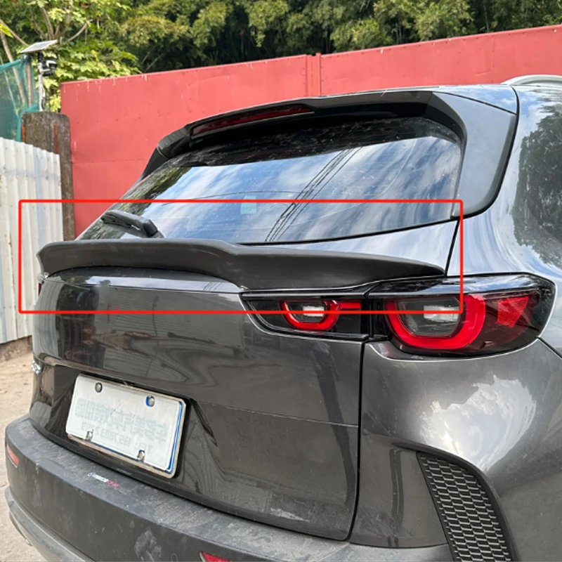 

For Mazda CX-50 SUV 2023+ 100% Real Carbon Fiber High Quality Rear Spoiler Trunk Lid Rear Roof Wing Diffuser GT Seagull Styl