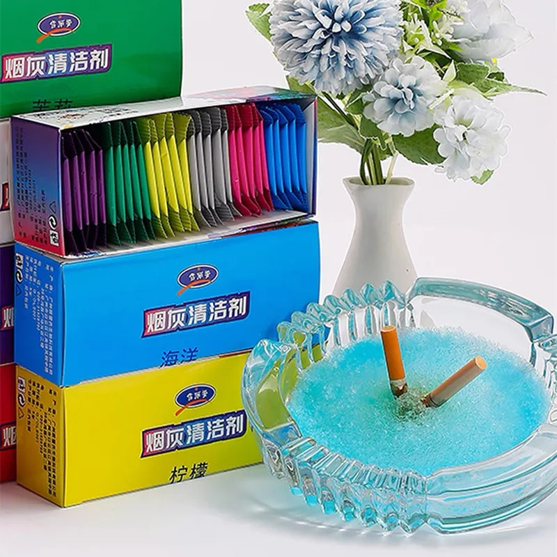 

30Bag/Box Smoke Removal Sand Ashtray Cleaner Soot Cleaner Remove Smoke Smell Control Sand Indoor Restaurant Smoke Easy to Clean